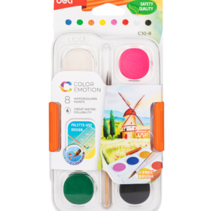 Deli EC10-8 Watercolor Painting Set