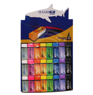 Shark Colorful Pencil Erasers Pack